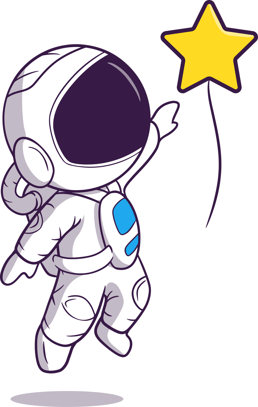 astronaut character playing